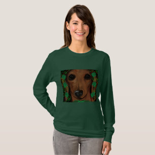 Roter Dachshund T-Shirt
