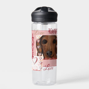 Roter Dachshund      Trinkflasche