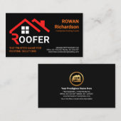 Roter Dachstuhl Visitenkarte (Vorne/Hinten)