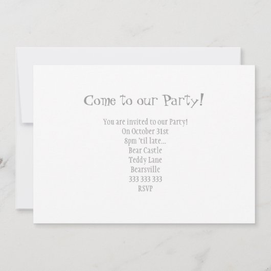 Roter Dahlia Einladung (Rückseite)