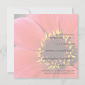 Roter Dahlia Einladung (Rückseite)