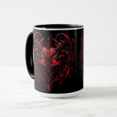 Roter Dämon Tasse (Vorderseite Links)