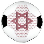 Roter Davidstern Nahtlos Fußball (Gedreht)