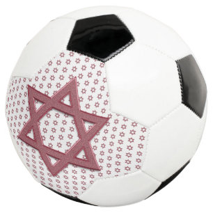 Roter Davidstern Nahtlos Fußball
