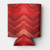 Roter dekorativer Glitzer kühlt ab Dosenkühler (Vorderseite)