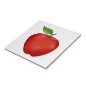 Roter Delicious Apfel-Kachel Fliese (Seite)