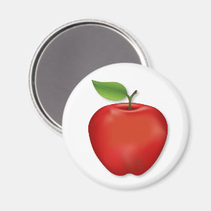 Roter Delicious Apfel  Magnet