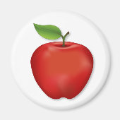 Roter Delicious Apfel Magnet (Vorne)