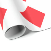 Roter Diamant - Anzug der spielenden Karten Geschenkpapier (Rolleneckpunkt)