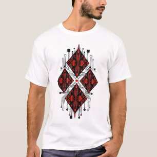 Roter Diamant-Schaltkreis T-Shirt