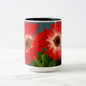 Roter Disy Zweifarbige Tasse (Mittel)