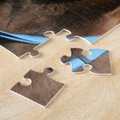 Roter Dobermann Puzzle (Seite)