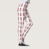 Roter Doppeldecker Leggings (Rechts)