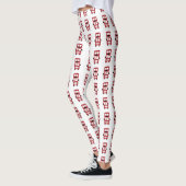 Roter Doppeldecker Leggings (Links)
