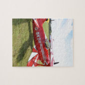 Roter Doppeldecker Puzzle (Horizontal)