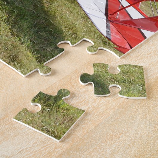 Roter Doppeldecker Puzzle (Seite)