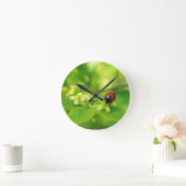 Roter Dornhai Runde Wanduhr (Zuhause)