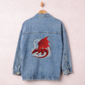 Roter Drache Abstract Jeansjacke (Hangar)