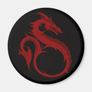 Roter Drache Apalala Magnet