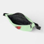 Roter Drache Cartoon  Bauchtasche (Offen)