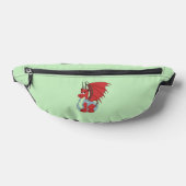 Roter Drache Cartoon  Bauchtasche (Ablage )