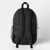 Roter Drache Cartoon Bedruckter Rucksack (Rückseite)