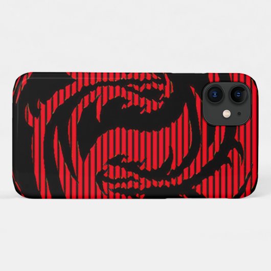 Roter Drache Case-Mate iPhone Hülle (Rückseite (Horizontal))