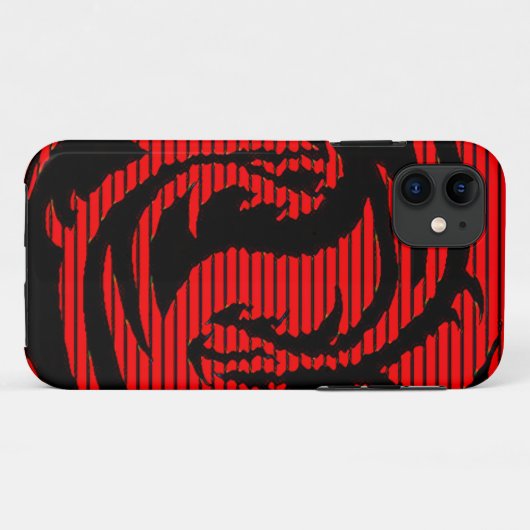 Roter Drache Case-Mate iPhone Hülle (Rückseite (Horizontal))