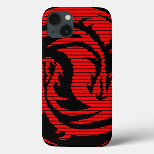 Roter Drache Case-Mate iPhone Hülle (Rückseite)