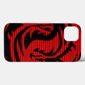 Roter Drache Case-Mate iPhone Hülle (Rückseite (Horizontal))
