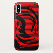 Roter Drache Case-Mate iPhone Hülle (Rückseite)