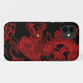 Roter Drache Case-Mate iPhone Hülle (Rückseite (Horizontal))