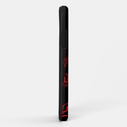 Roter Drache Case-Mate iPhone Hülle (Hinten/Rechts)