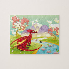 Roter Drache Dreamscape 8x10 Puzzle