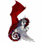 Roter Drache-Einhorn-Pegasus-Pferdemond-Mondpony Freistehende Fotoskulptur<br><div class="desc">Die Kunst von Stephanie klein ist eine komplexe Mischung von mythischem und von wirklichem. Dieses ist Ihre persönliche Einladung, einen Ausflug durch das magische und das Welt zu genießen. Sehen Sie einen atemberaubenden visuellen Ausflug der alten Zeiten und der Länder, die mit Bäumen, magischen Pilzen, Laub, verzauberten Tieren und fantastischen...</div>