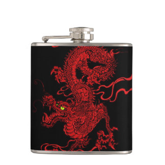 Roter Drache Flachmann