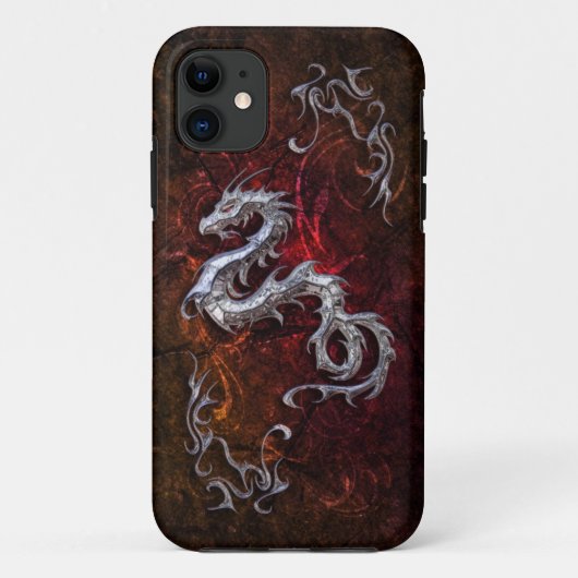 Roter Drache für kaum dort Case-Mate iPhone Hülle (Rückseite)