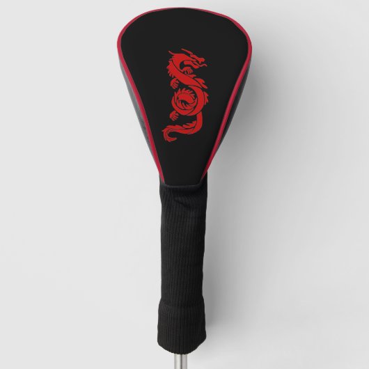 Roter Drache Golf Headcover (Vorderseite)