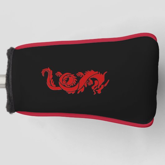 Roter Drache Golf Headcover (Vorderseite)