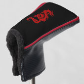 Roter Drache Golf Headcover (3/4 Vorderseite)