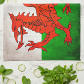 Roter Drache Handtuch (Gefaltet)