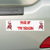 Roter Drache - Jahr des Drachen Autoaufkleber (Auf Auto)