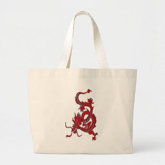 Roter Drache - Jahr des Drachen Jumbo Stoffbeutel