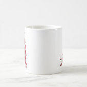 Roter Drache - Jahr des Drachen Kaffeetasse (Mittel)