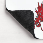 Roter Drache - Jahr des Drachen Mousepad (Ecke)