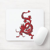 Roter Drache - Jahr des Drachen Mousepad (Mit Mouse)