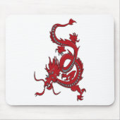 Roter Drache - Jahr des Drachen Mousepad (Vorne)