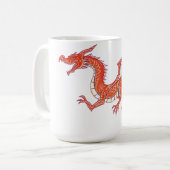 Roter Drache Kaffeetasse (Vorderseite Links)