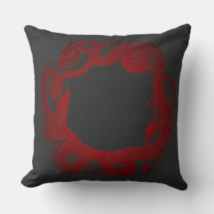 Roter Drache Kissen