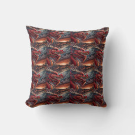 Roter Drache  Kissen